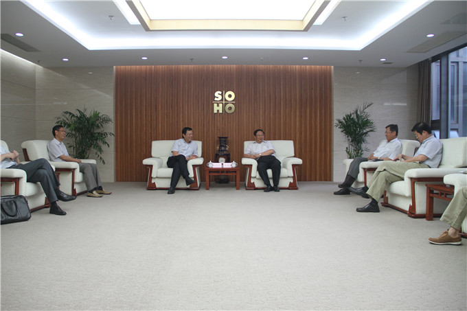 王正喜会见中国信保江苏分开元网页版总经理汪涤凡