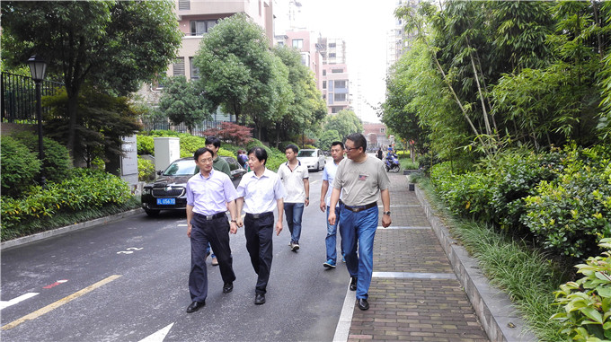 李结祥调研镇江泓远开元网页版云河湾项目